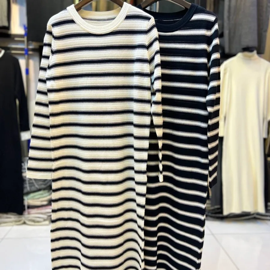 پیراهن بافت گرم بلند