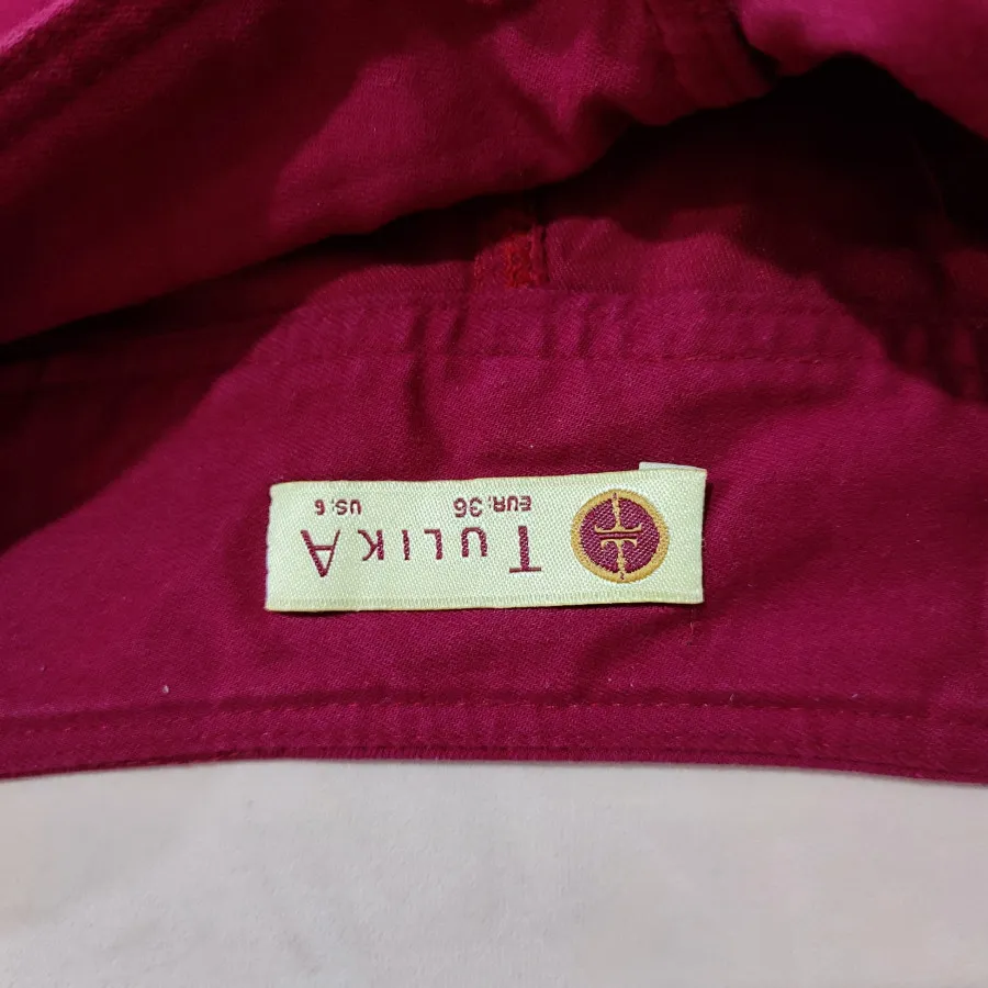 شلوار جین زرشکی تولیکا