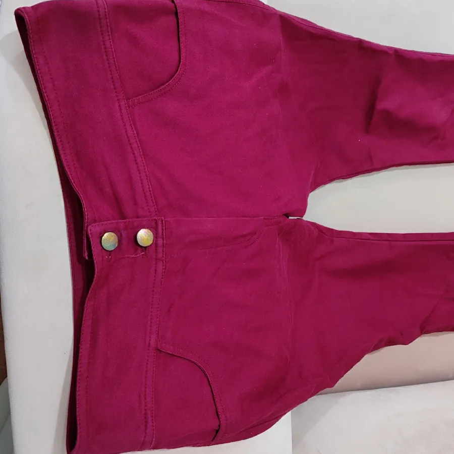 شلوار جین زرشکی تولیکا