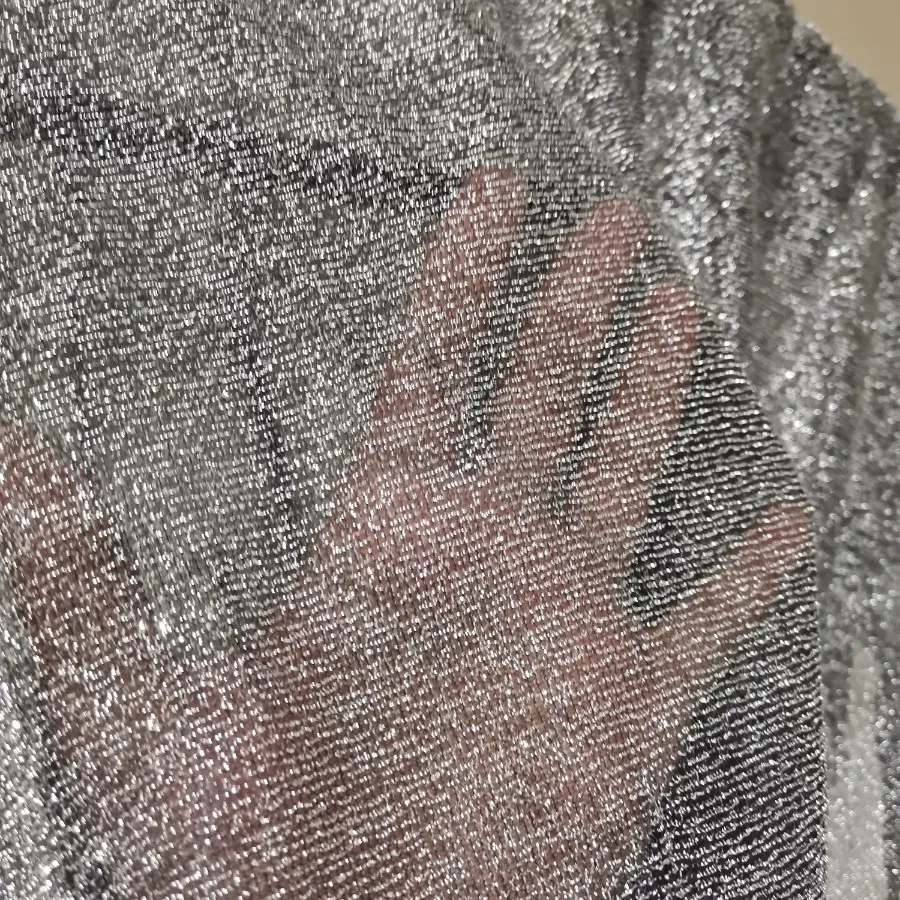 شومیز نقره ای کمرکش