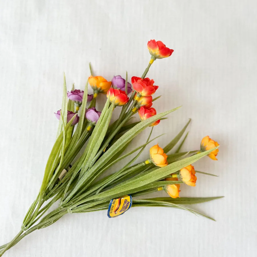 3 شاخه گل مصنوعی زیبا