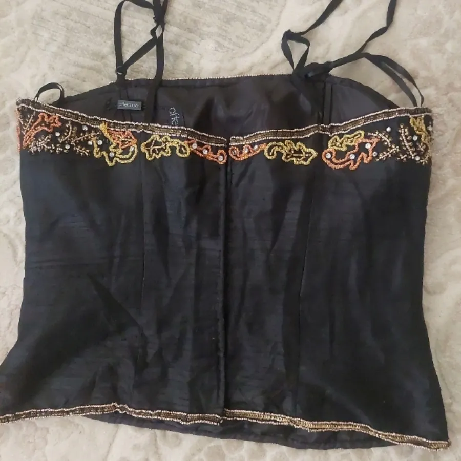 تاپ ابریشم کارشده هندی