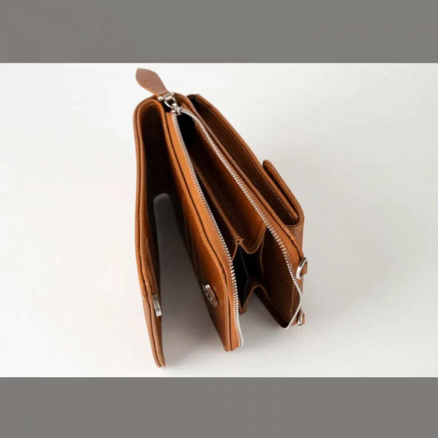 کیف چرم پاسپورتی دوشی