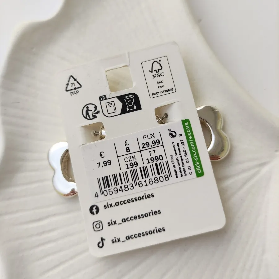 گوشواره گل پینترستی