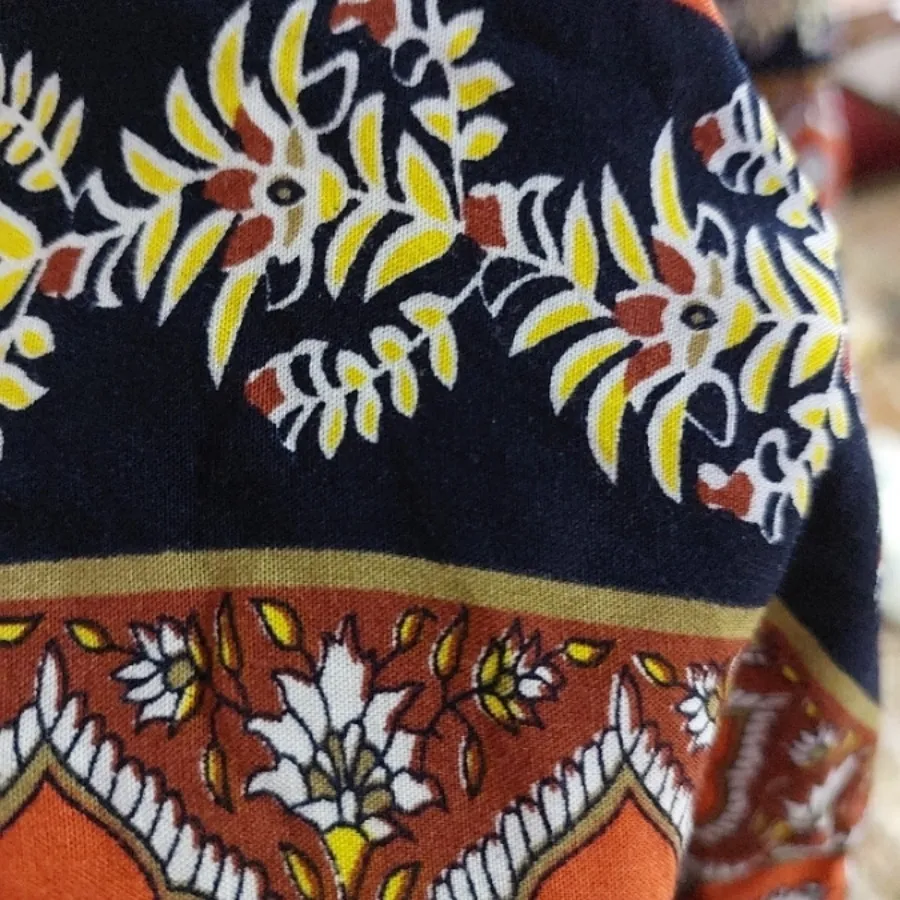 پیراهن ساحلی تمام نخ