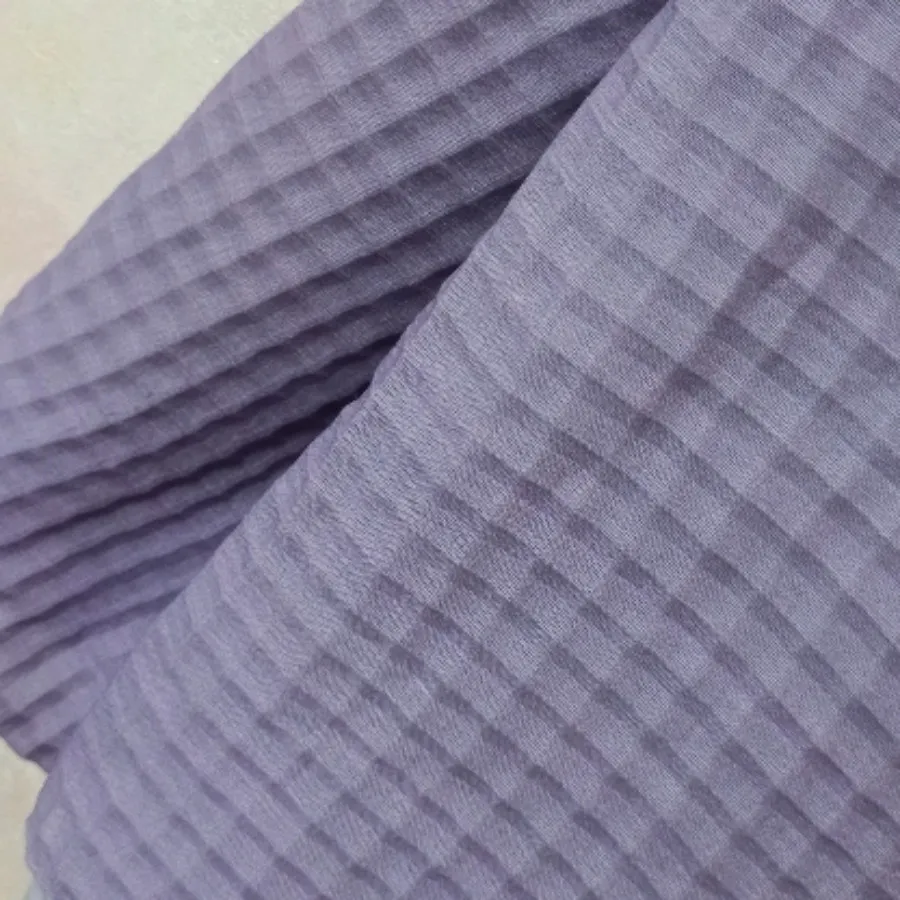 شال بنفش یاسی پلیسه مربع