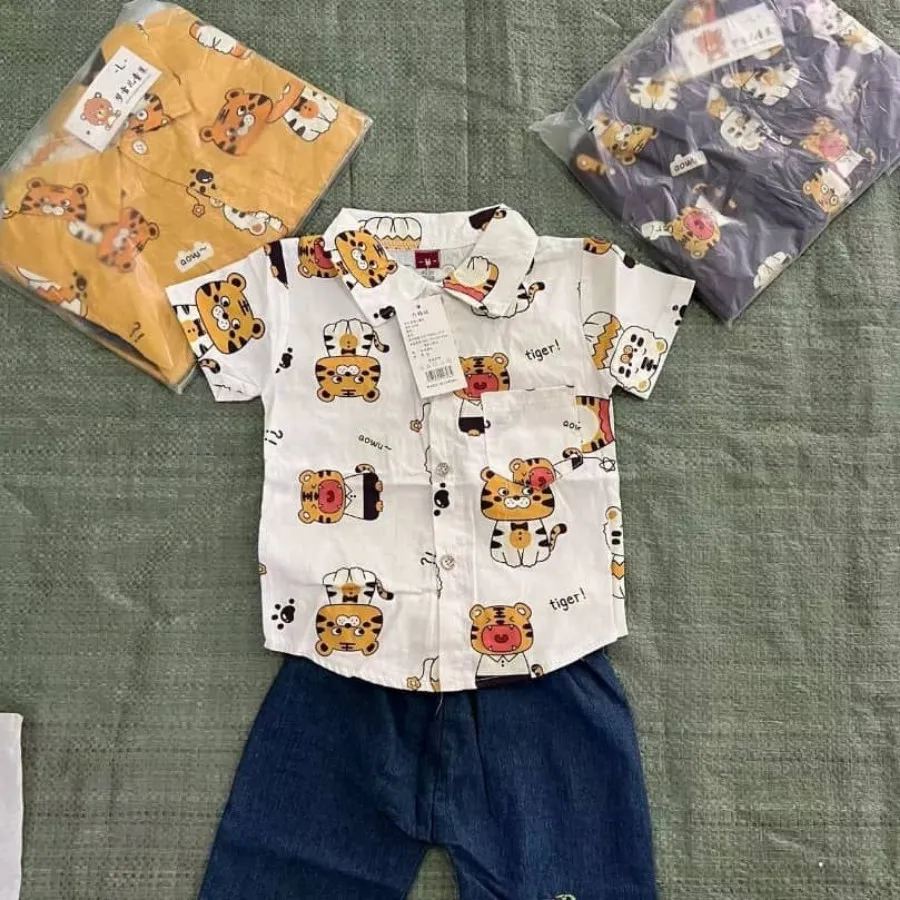 ست پیرهن  با شلوارک لی