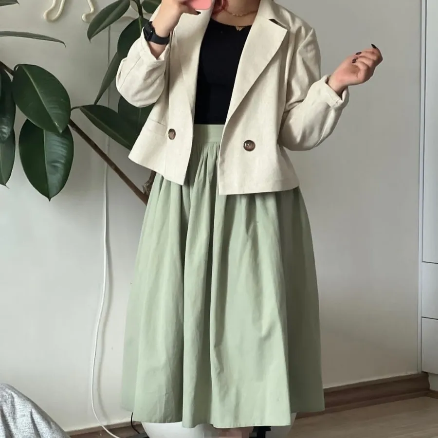 کت لینن کرم