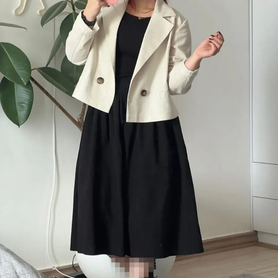 کت لینن کرم