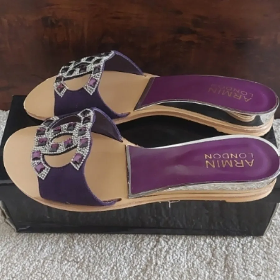 صندل بنفش طرح شنل