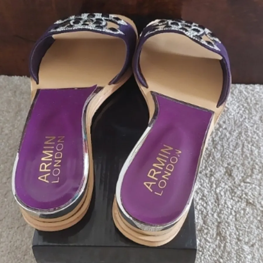 صندل بنفش طرح شنل