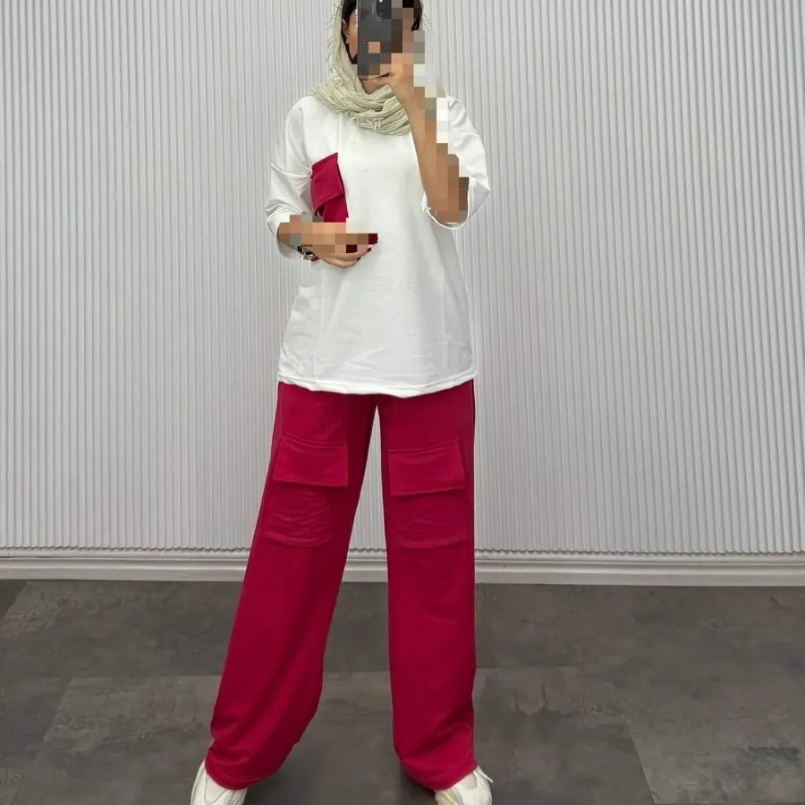 ست بلوز شلوار کارگو