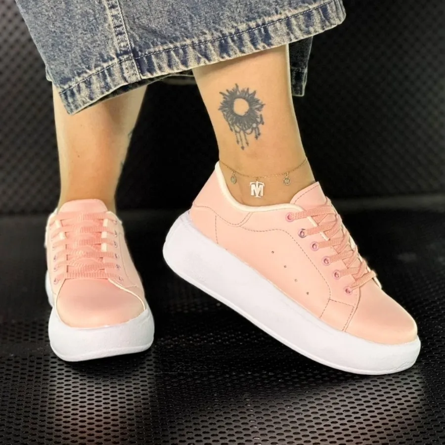 کفش کتونی جدید صورتی