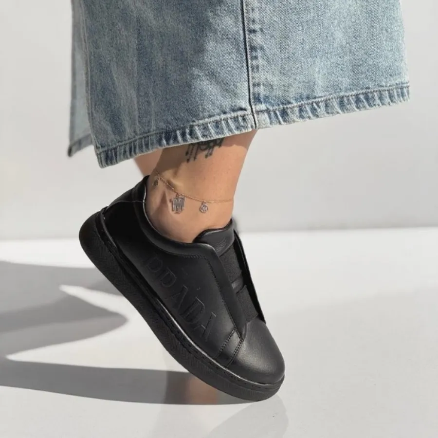 کفش کتانی پرادا مشکی