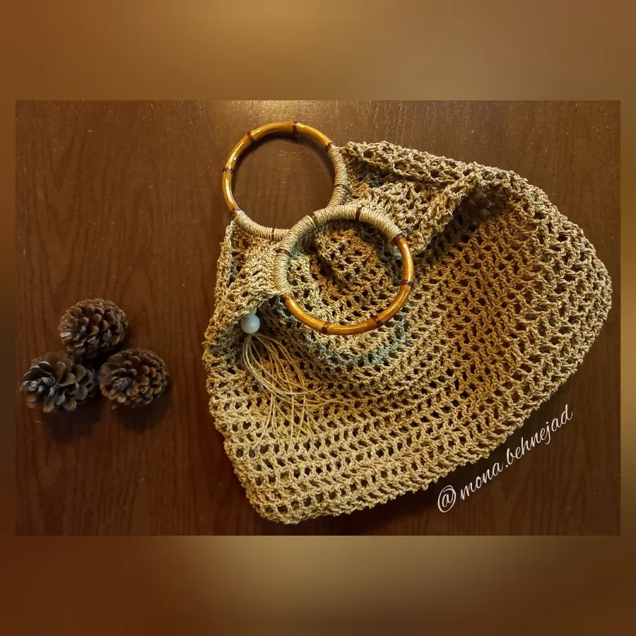 کیف رافیا دستبافت