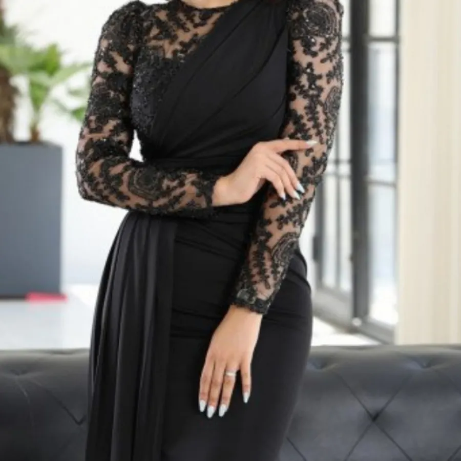 پیراهن مجلسی مشکی