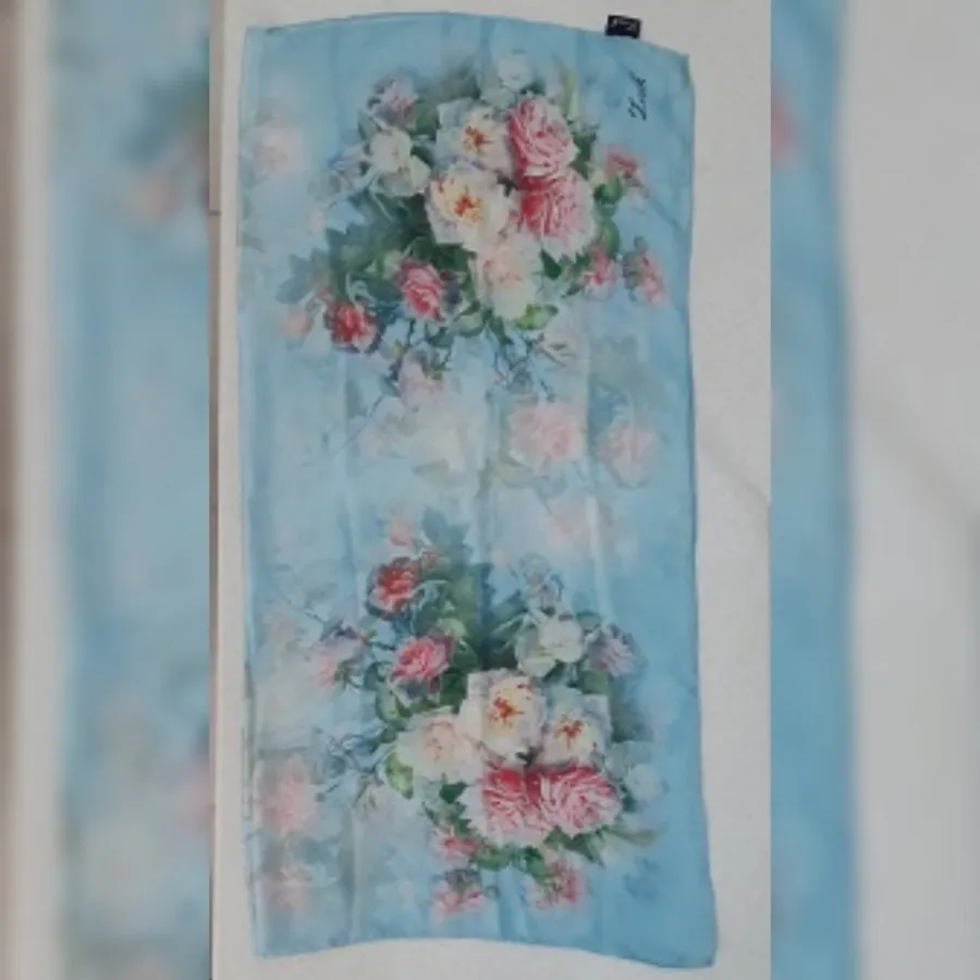 روسری آبرنگی ساتن