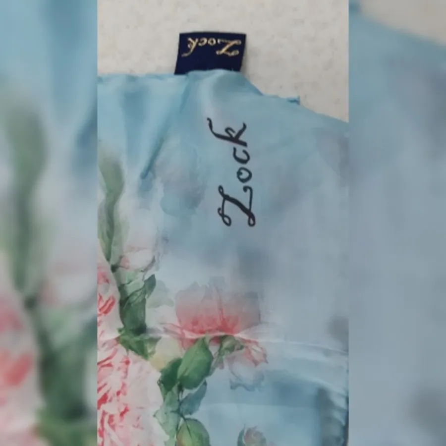 روسری آبرنگی ساتن