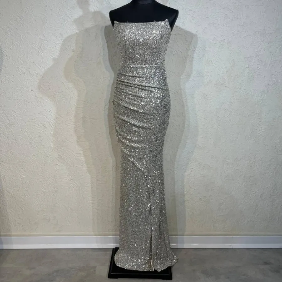 پیراهن مجلسی پولکی