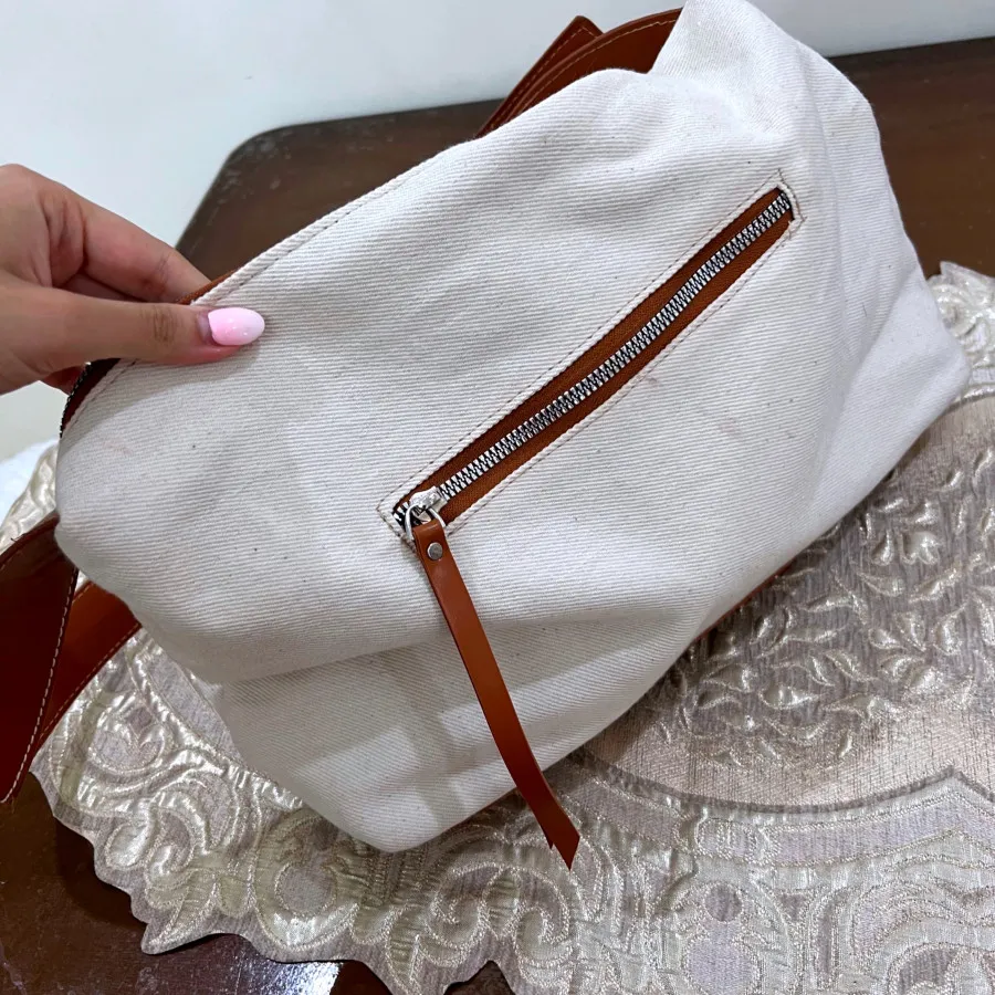 کیف کرم قهوه ای