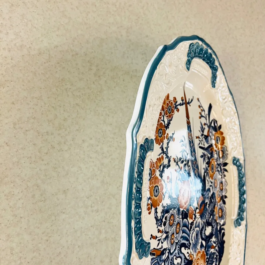 دیس گل و مرغی ژاپن قدیمی