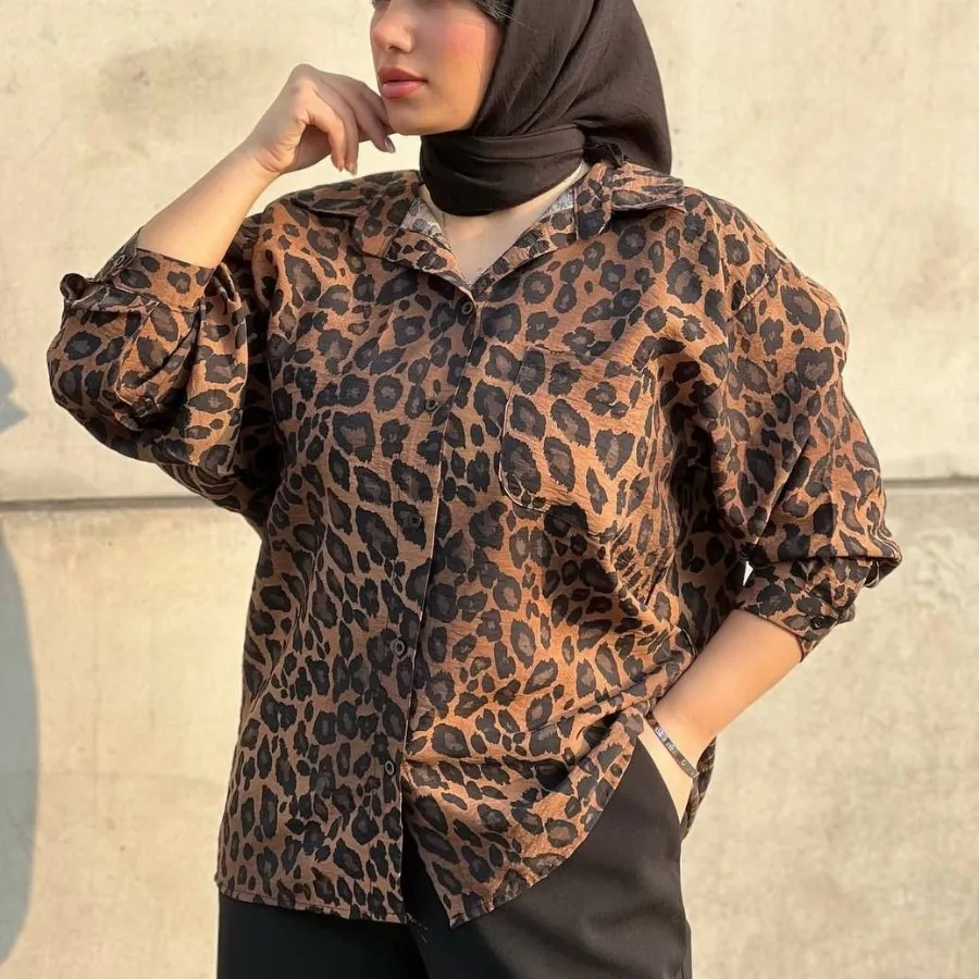 شومیز پلنگی شیک