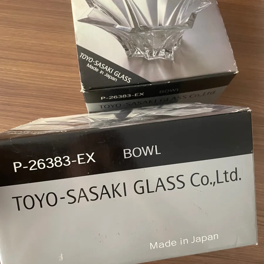 کاسه آجیل سالاد بلور ژاپن