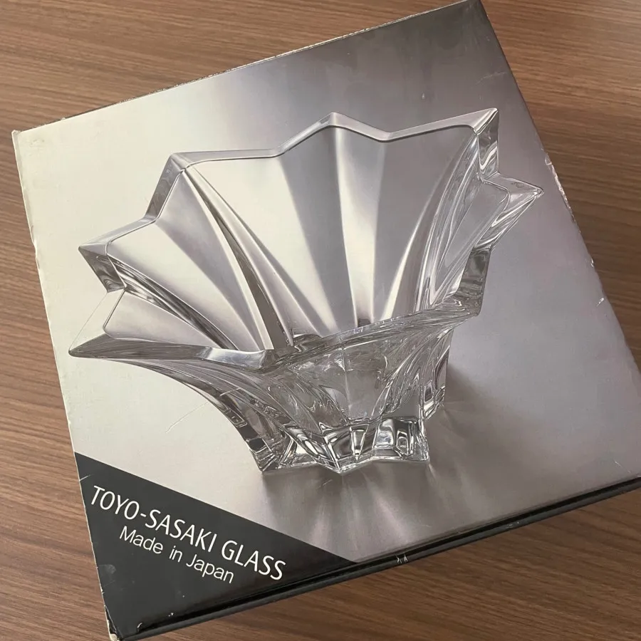 کاسه آجیل سالاد بلور ژاپن