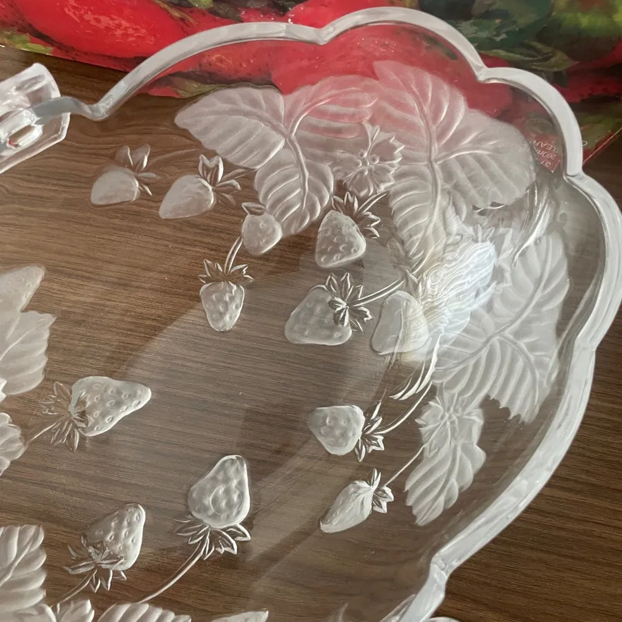 سبد میوه خوری بلور