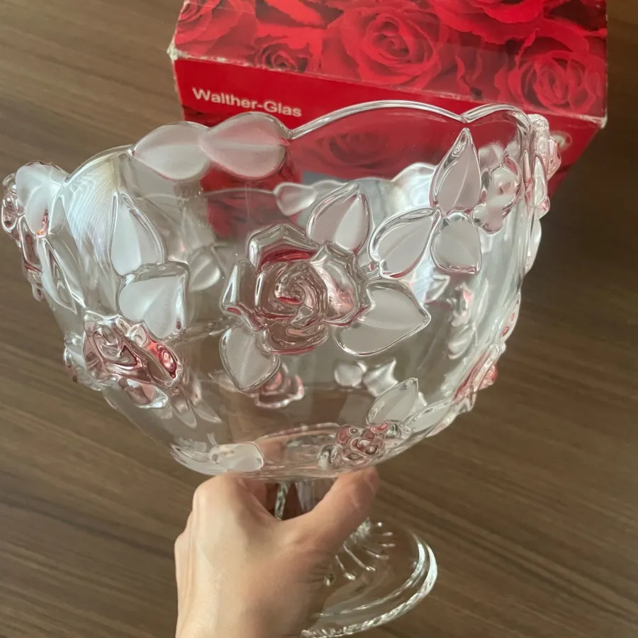 کاسه پایه دار بلور والتر