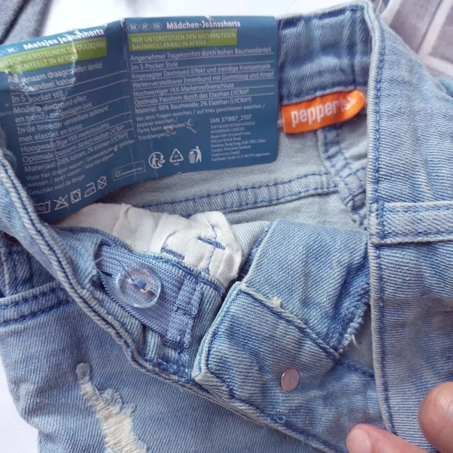 شورتک جین دخترانه