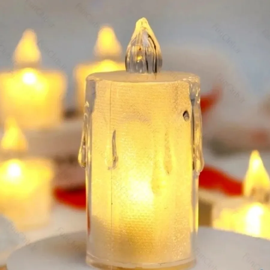 شمع ال ای دی  کریستالی