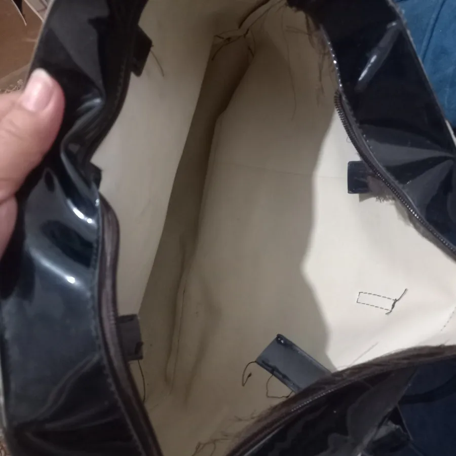 کیف بزرگ ورنی