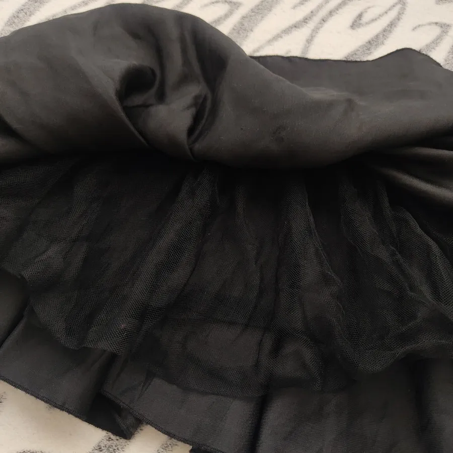 دامن ساتن مشکی