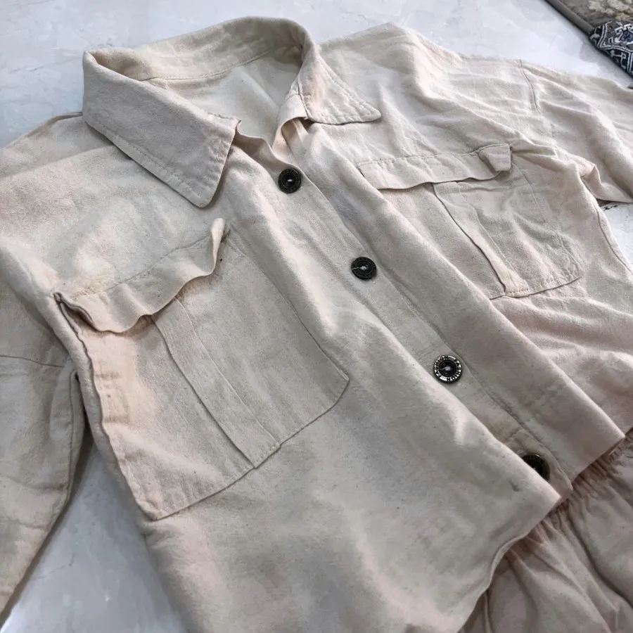 کراپ کت و دامن کارگو