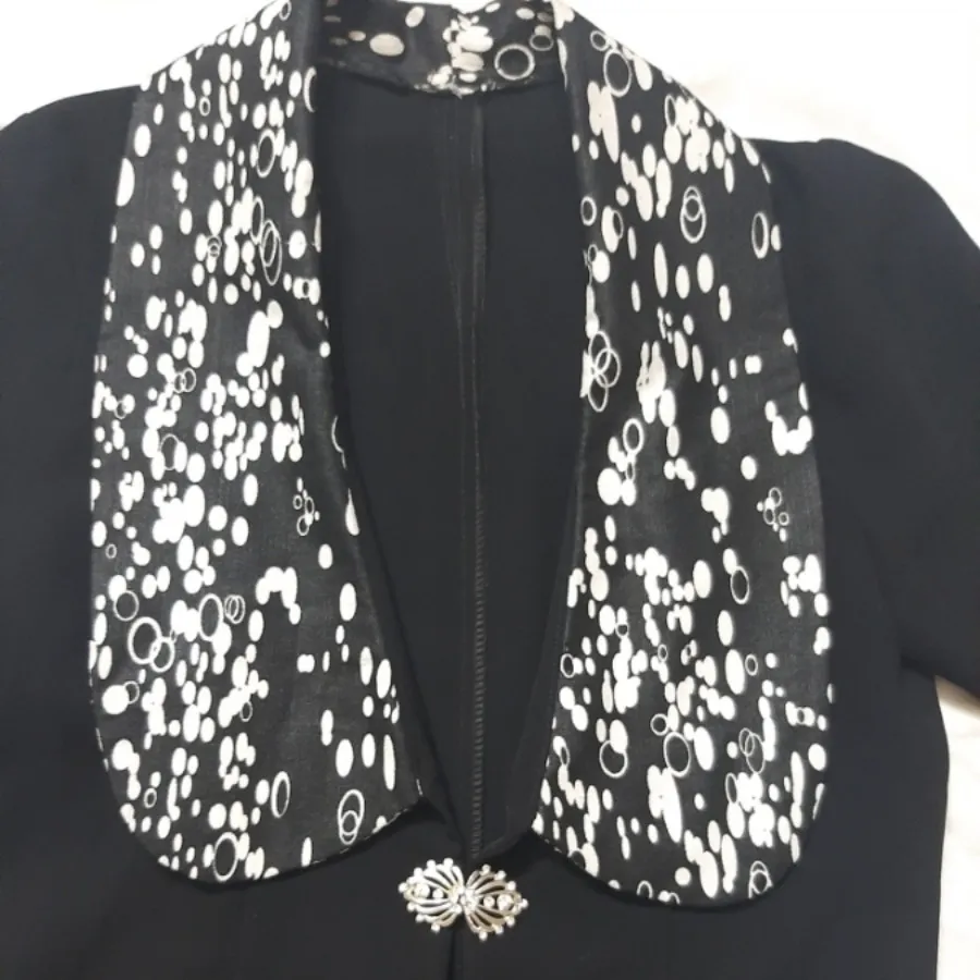 کت کرپ مشکی مجلسی