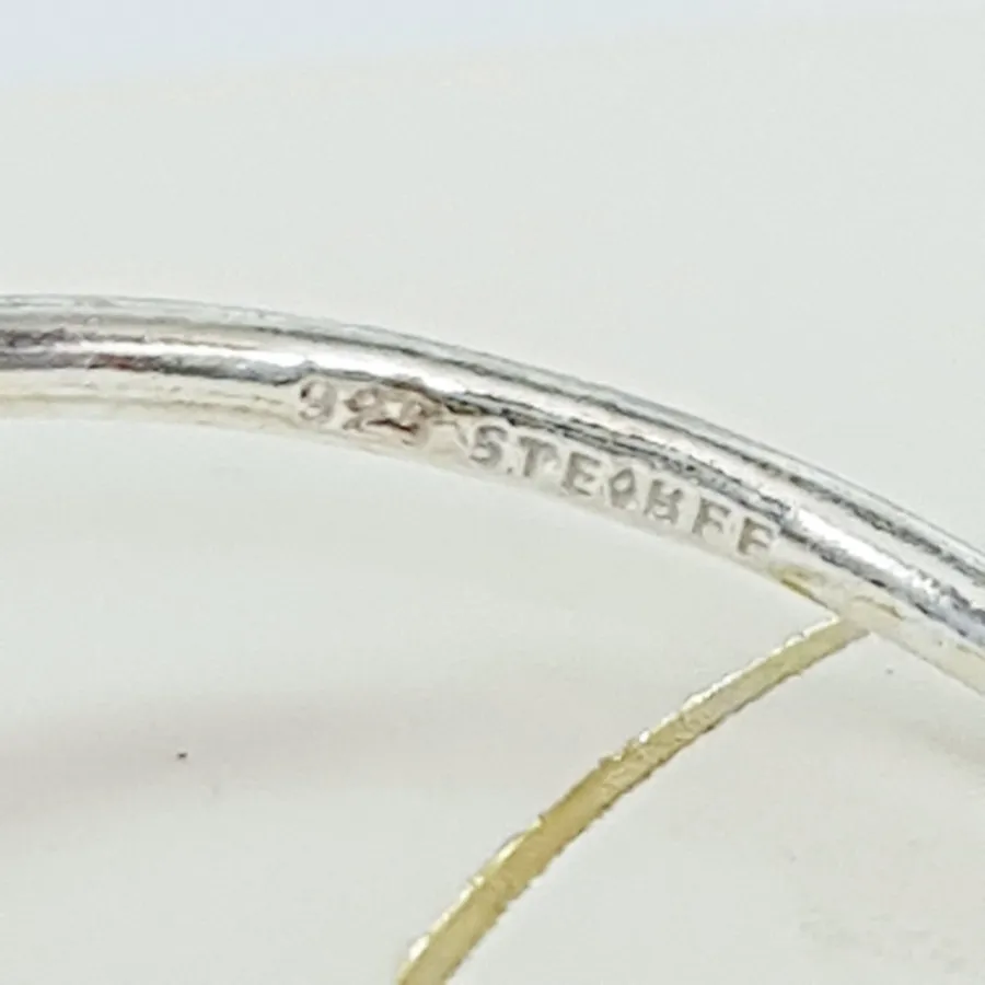 انگشتر نقره 925 گل بابونه