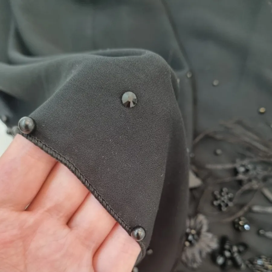 روسری مشکی مجلسی