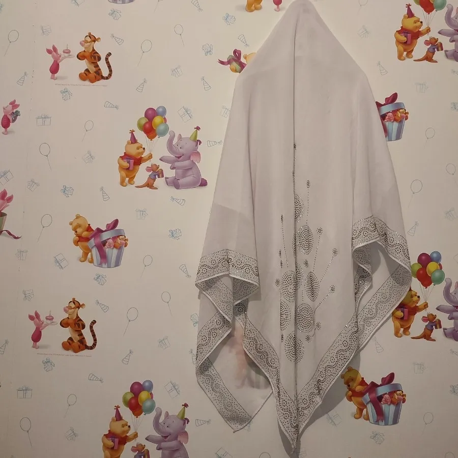 روسری مجلسی نگین دار