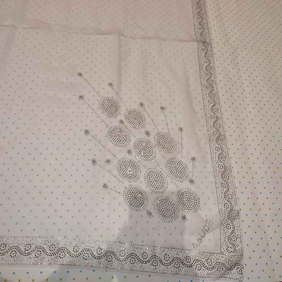 روسری مجلسی نگین دار