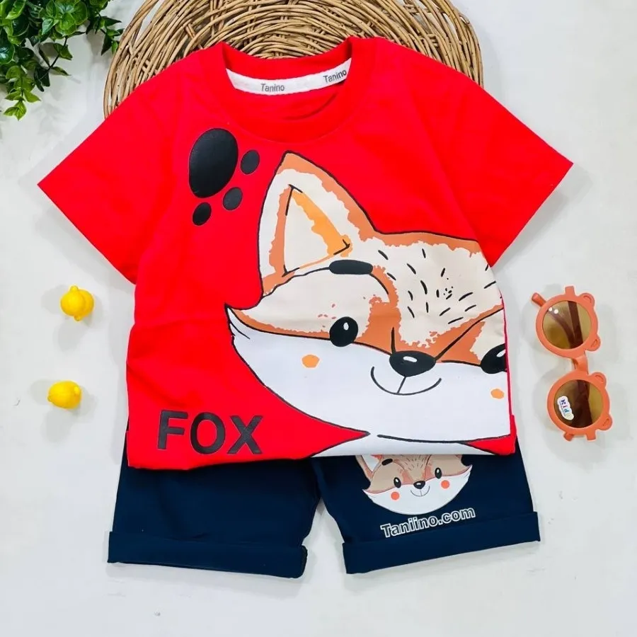 تیشرت شلوارک روباه بچگانه