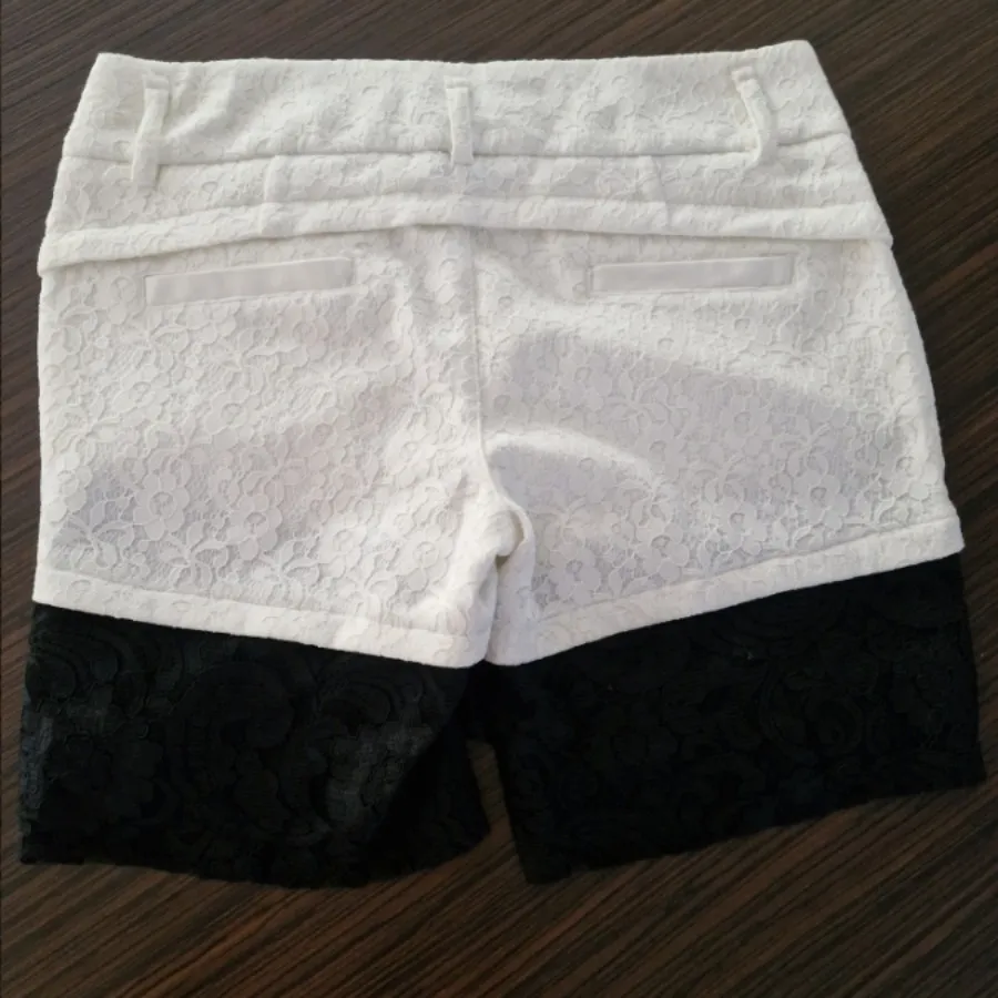 شلوارک دامنی گیپور دانتل