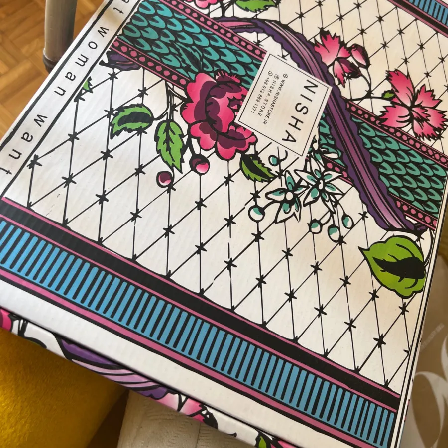 مانتو ژاکارد مشکی