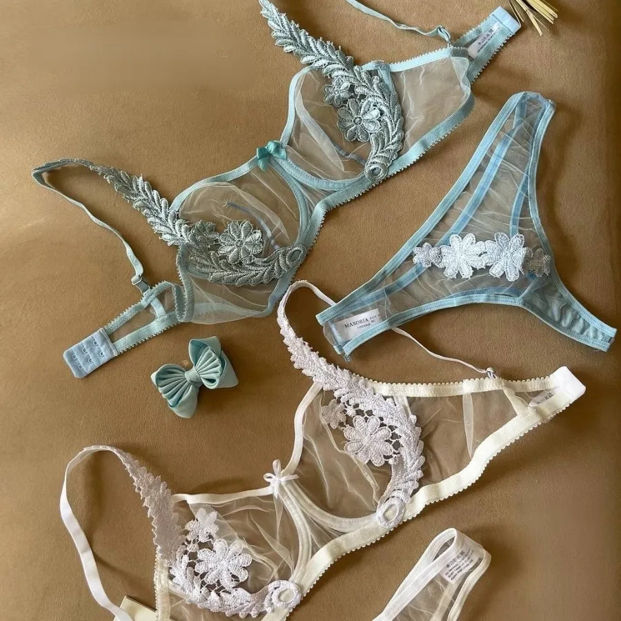 ست زیبای گل برجسته