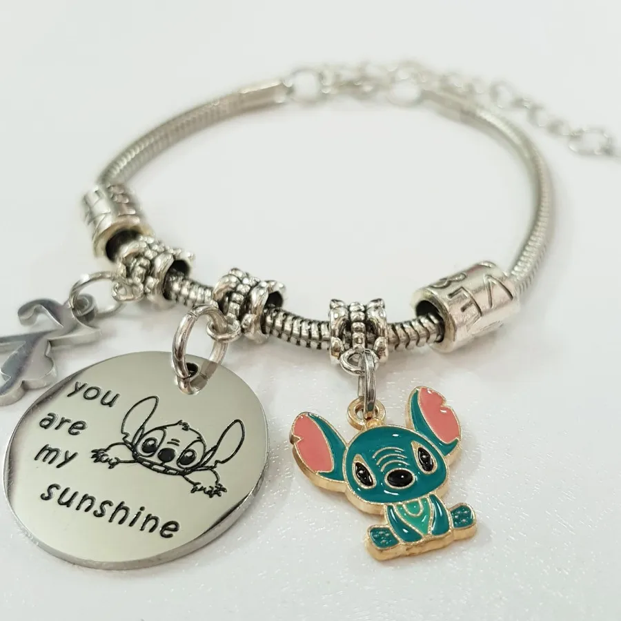 دستبند پاندورا آویز استیل