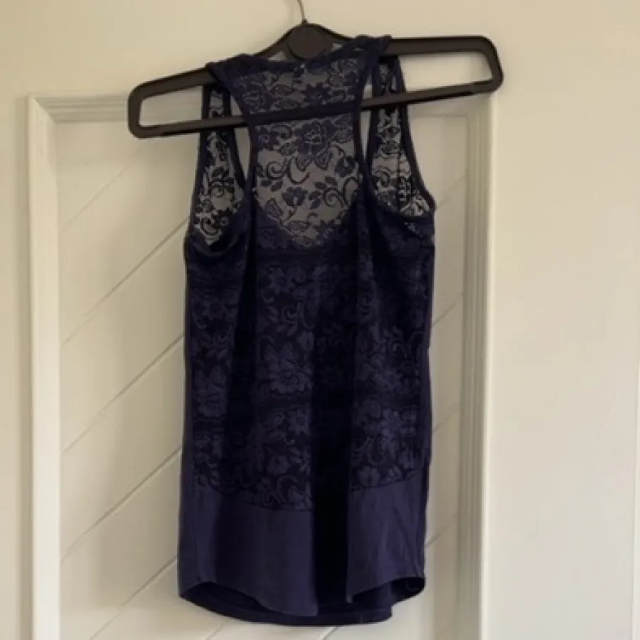 تاپ پیازا سرمه ای تور دار