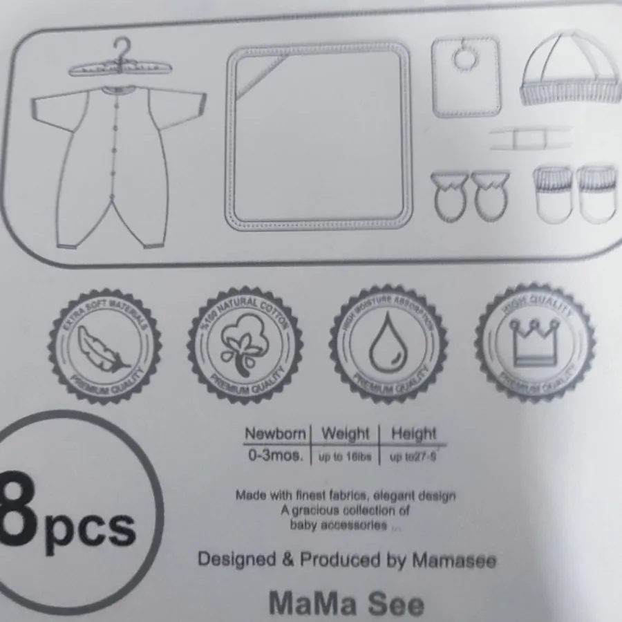 ست بیمارستانی 8تکه ماماسی
