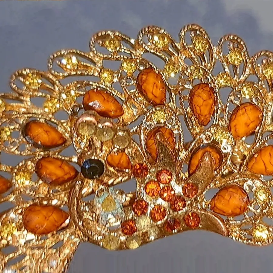 گلسر نگین دار طلایی