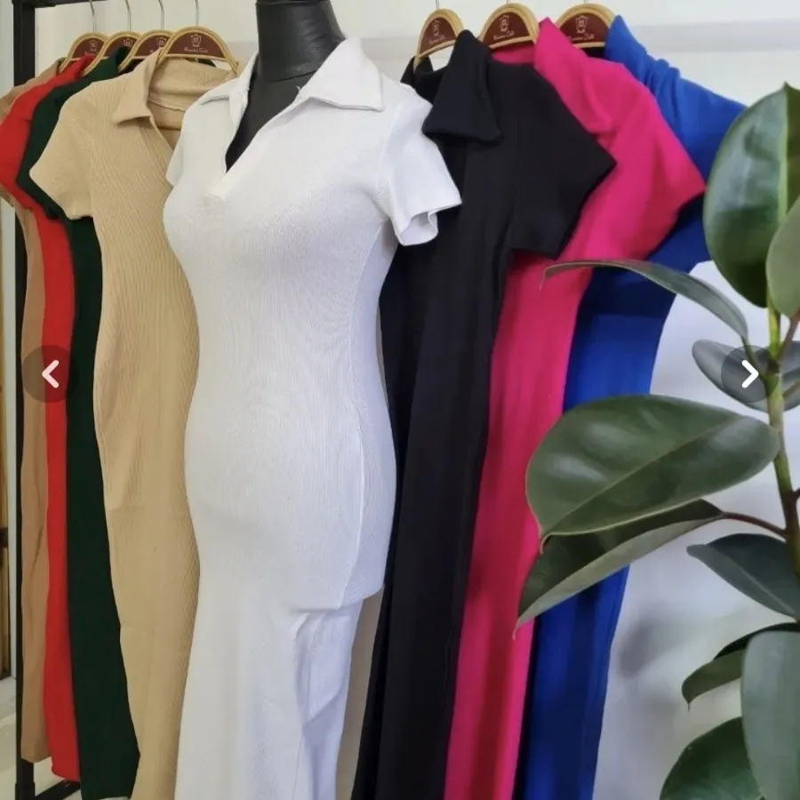 پیراهن زنانه کبریتی بلند