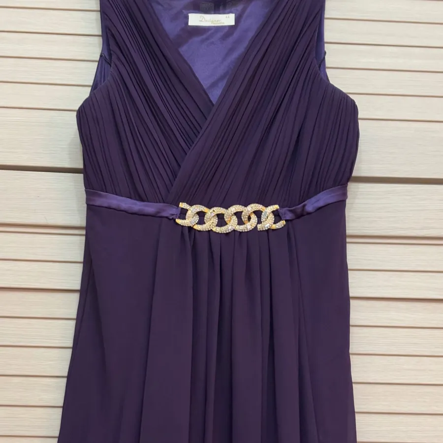 پیراهن بادمجانی